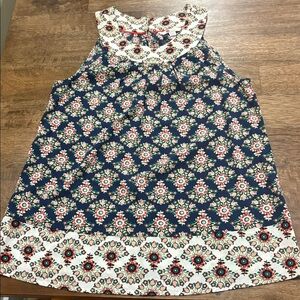 Boden sleeveless top. Size 6. Viscose.  Button at back of neck.